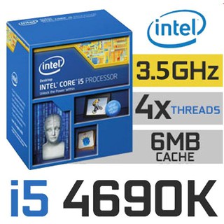 CPU INTEL CORE i5 4690K (Socket 1150) มือสอง พร้อมส่ง แพ็คดีมาก!!! [[[แถมซิลิโคนหลอด พร้อมไม้ทา]]]