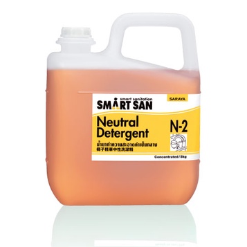 น้ำยาทำความสะอาดอเนกประสงค์ภายในครัว SARAYA Smart San Neutral Detergent N-2 5kg.