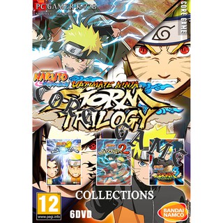 naruto ultimate ninja storm trilogy (3in1) แผ่นเกมส์ แฟลชไดร์ฟ เกมส์คอมพิวเตอร์  PC โน๊ตบุ๊ค