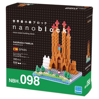 ของแท้จากญี่ปุ่น🧡 Kawada NBH_098 Nanoblock Sagrada Familia Spain ตัวต่อนาโนบล็อคซากราดาฟามีเลีย