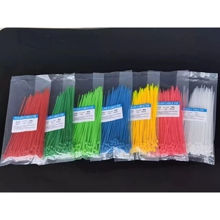 เคเบิ้ลไทร์ 100เส้น Cable Tie หนวดกุ้ง ขนาด 4นิ้ว 6นิ้ว 8นิ้ว 10นิ้ว 12นิ้ว 20นิ้ว สายรัดไนล่อน Nylon Plastic