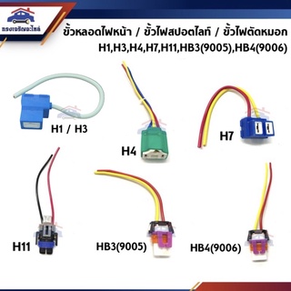 💡ขั้วไฟหน้า H1 | H4 | H7 | H11 | HB3 (9005) | HB4 (9006) / ขั้วไฟสปอตไลท์ / ขั้วไฟตัดหมอก ใช้ทั่วไป