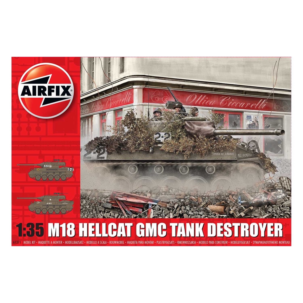 Airfix M18 Hellcat GMC TANK DESTROYER A1371