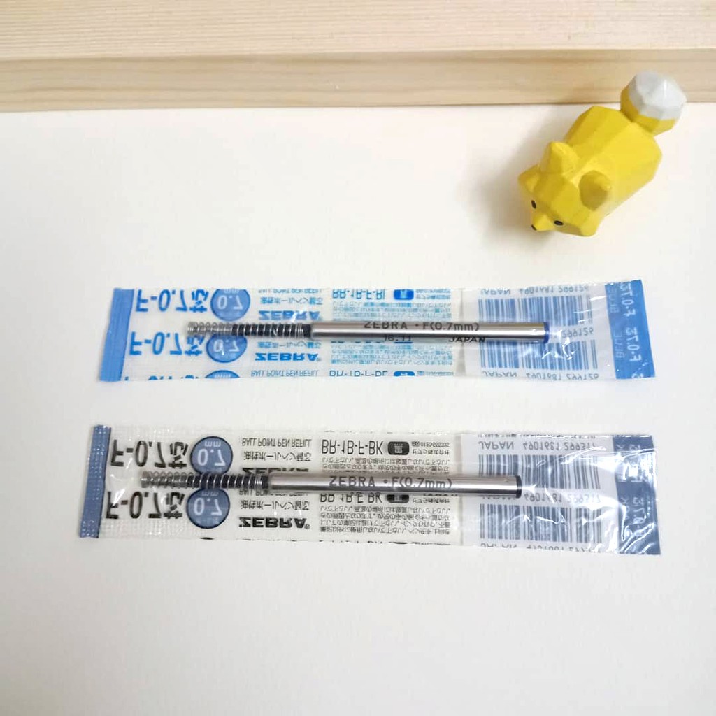 Zebra F-Refill - ไส้ปากกาลูกลื่น - 0.7 มม. - สีดํา - น้ําเงิน F-701 รีฟิล