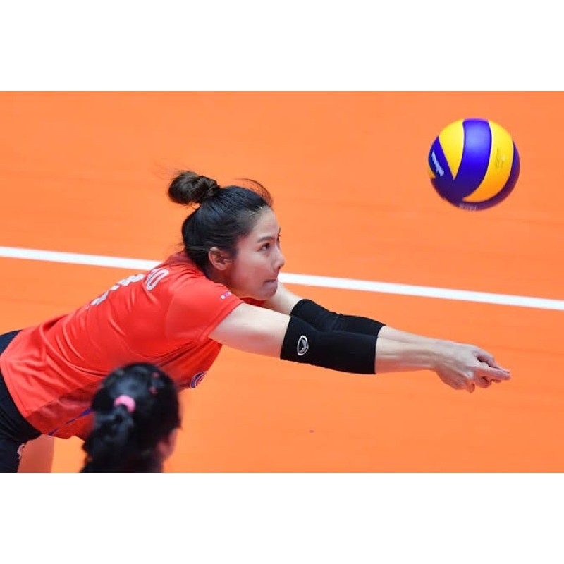 Grand Sport 373629 สนับศอกแบบสั้น กระชับศอก วอลเลย์บอล แพคคู่