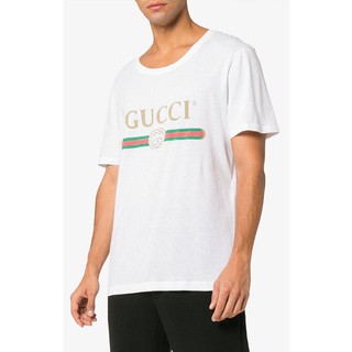 เสื้อยืด Gucci Vintage Logo Print