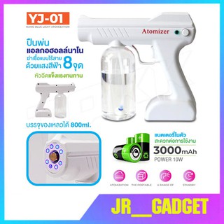 💚พร้อมส่ง💚เครื่องพ่นละอองนาโนฆ่าโรค YJ-01 /YJ-01A สเปรย์บลูเรย์ไร้สายมีแบตในตัว