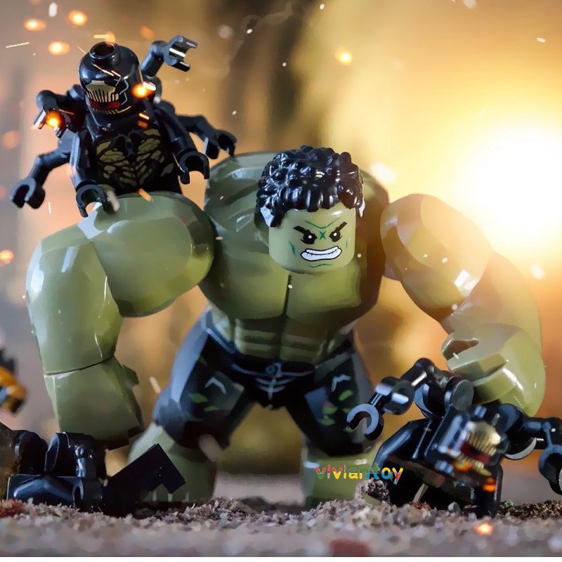 MARVEL เลโก้ตัวต่อรูปซุปเปอร์ฮีโร่ของเล่นสําหรับเด็ก