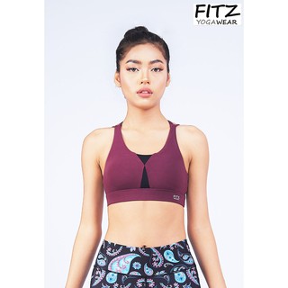 สปอร์ตบรา บราโยคะ บราออกกำลังกาย Fitz - Buno Sports Bra - Red *พร้อมส่ง*