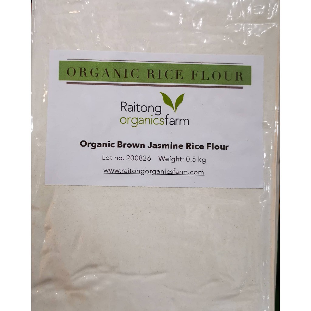 Gluten-free Organic Brown Thai Hom Mali Rice Flour (1kg)