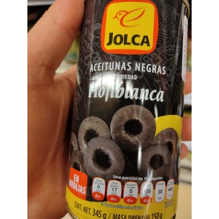 JOLCA SLICED HOJIBLANCA Black Olives 345g