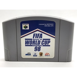 ตลับแท้ [N64] [0065] FIFA Road to World Cup 98 (Japan) (NUS-N8IJ-JPN)