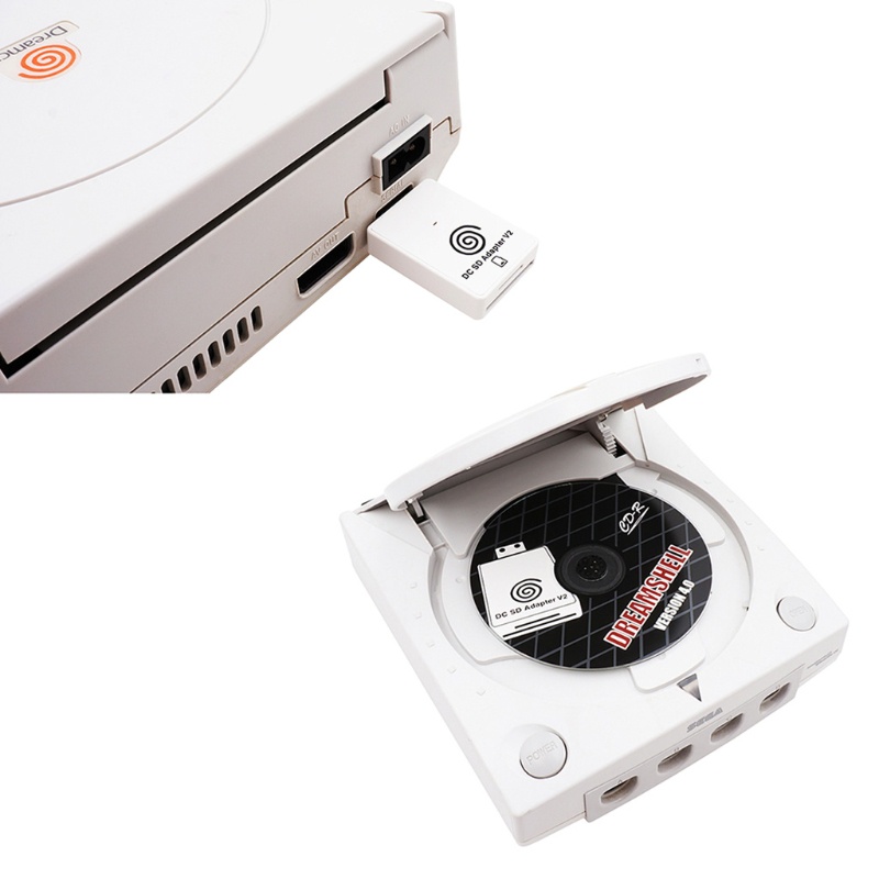 WU สําหรับ Dreamcast SD Card Reader อะแดปเตอร์ DreamShell Boot Loader อัพเกรด SD TF Card Reader Conv