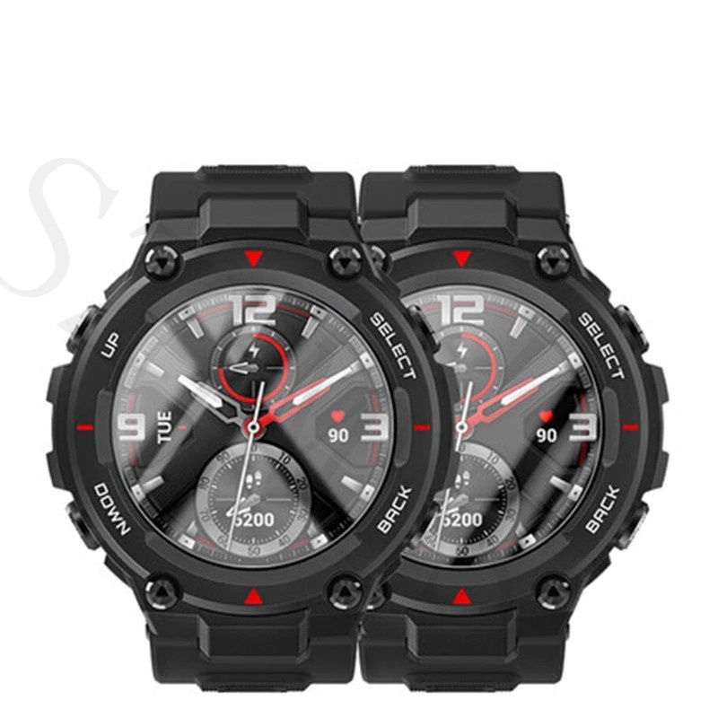 Amazfit T-Rex 3/T-Rex 2/Amazfit Balance 2 Protector กระจกนิรภัยป้องกันหน้าจอสําหรับ Huami Amazfit T-Rex Pro ราคา ถูกที่สุด ดีลบีเคเค แกลเลอรีภาพที่ 6