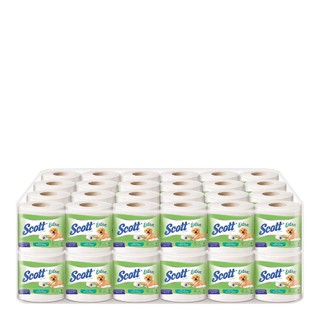 🔥The Best!! สก๊อตต์ เอ็กซ์ตร้า กระดาษชำระ ความยาวมาตรฐาน แพ็ค 48 ม้วน Scott Extra Regular Roll x 48 Rolls