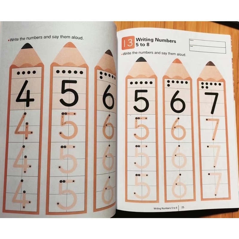 Kumon Workbooks Educational Children’s English Enlightenment แบบฝึกหัดเสริม￼ทักษะคุมอง ระดับอนุบาล สำหรับเด็กวัย 2-8 ปี ราคา ถูกที่สุด ดีลบีเคเค แกลเลอรีภาพที่ 6