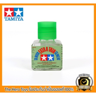 กาวซีเมนต์ฝาเขียว - Tamiya Extra Thin Cement #87038