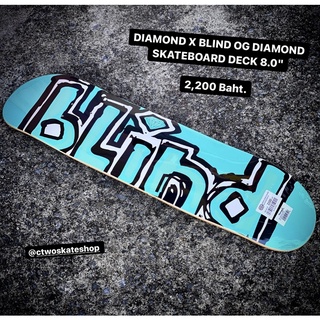 DIAMOND X BLIND OG DIAMOND SKATEBOARD DECK 8.0"