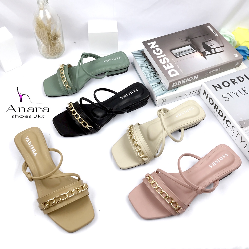 Women& 39;s 3 CM รองเท้าแตะรัดส้น CM-603 Anara_shoes