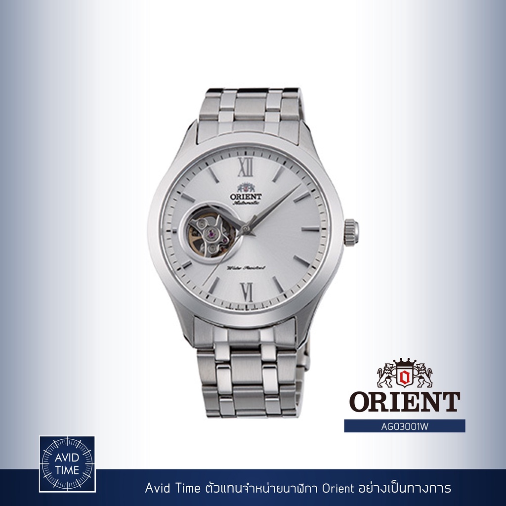 [แถมเคสกันกระแทก] นาฬิกา Orient Contemporary Collection 38.5mm Automatic (AG03001W) Avid Time โอเรียนท์ ของแท้