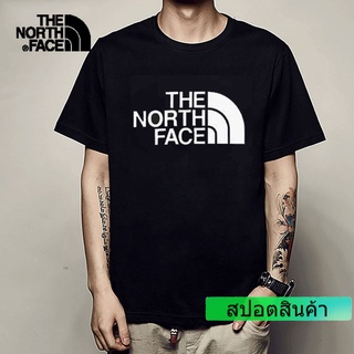 The North Face เสื้อยืดแขนสั้นสีขาวแฟชั่นฤดูร้อนสําหรับผู้ชายผู้หญิง 4Nc7