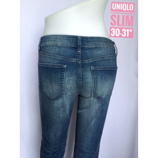 กางเกงยีนส์Uniqlo ผ้ายืดเอว30"