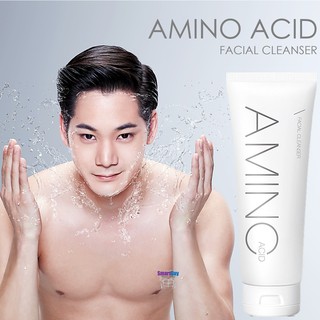 AMINO ACID Facial Cleanser 120g. ครีมโฟมล้างหน้าผู้ชายสูตรอะมิโนเอซิดดีท็อกซ์ทำความสะอาดหมดจด