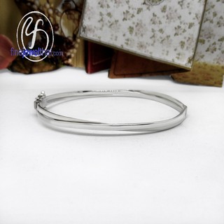 Finejewelthai-กำไล-กำไลเงินแท้-เงินแท้-Silver925-Bangle-G100200