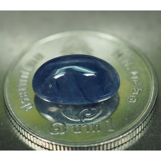 พลอยไพลินหลังเบี้ย (Sapphire) 4.23 กะรัต (16927)