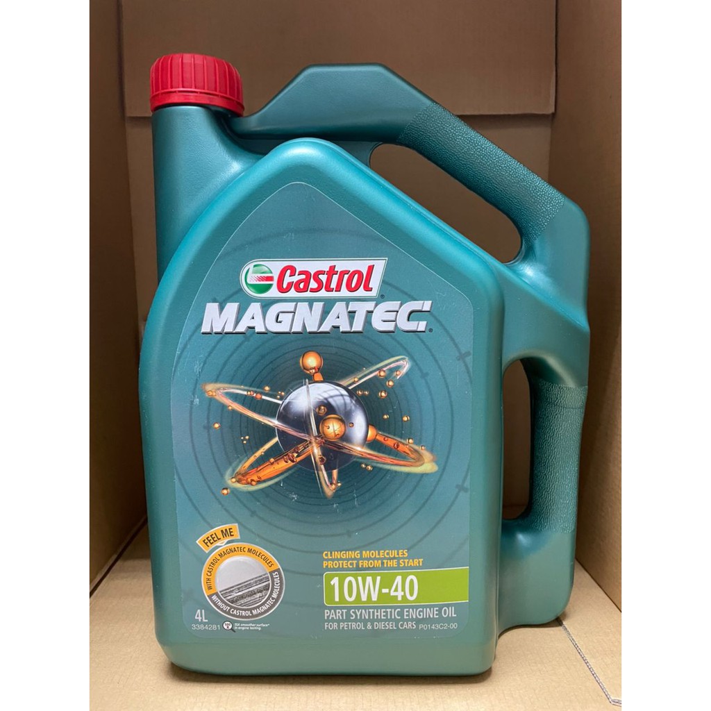 CASTROL SEMI 10W-40 4LITERS น้ํามันเครื่อง MINYAK HITAM 4L 10W40 10 40 10-40 10W 40