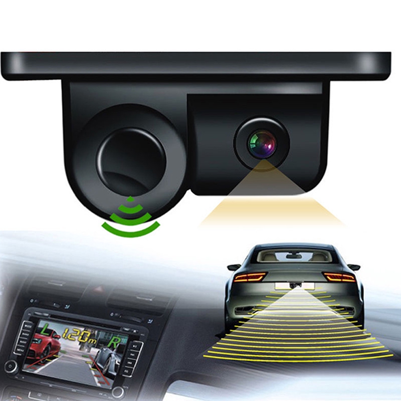 Car Radar Camera Suv Lcd Radar Sensor Backup Camera Plastic 120 Degree Pc3089