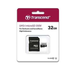 Transend MicroSD Card 32GB High Endurance 350V Transcend -รับประกัน 2 ปี- มีใบกำกับภาษี-TS32GUSD350V