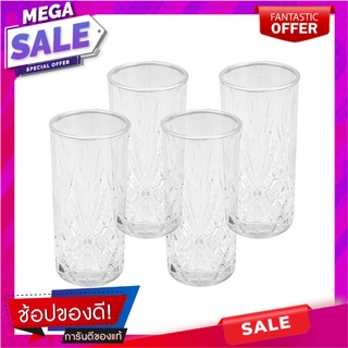 แก้วน้ำ 380ml KECH PINE แพ็ค 4 ใบ แก้วน้ำ TUMBLER 380ml KECH PINE PACK 4