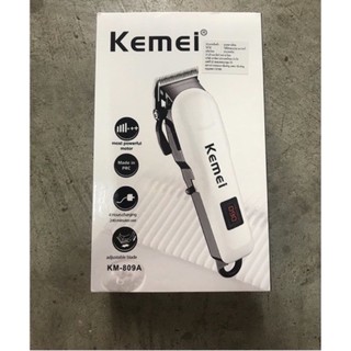 Kemei KM-809A พร้อมลัคม  แบตตาเลี่ยน ไรสาย ฟันบางๆ