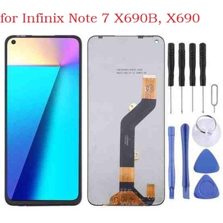 หน้าจอ infinix note7/x690 LCD LCD infinix note7/x690 LCD พร้อมทัชสกรีน แถมฟรีไขควง +กาวติดหน้าจอ