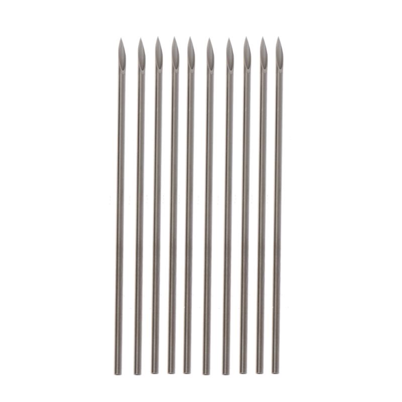 ซาน * 10ชิ้นสแตนเลสร่างกายเจาะเข็มขนาด12กรัม13กรัม14กรัม15กรัม16กรัม18กรัม20กรัม - รูปที่ 4