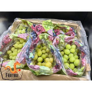 องุ่นเขียวไร้เมล็ด (ยกลัง8-9กก.) Green Grape (USA/AUS) ~ลดพิเศษ~ องุ่นนอก องุ่นเขียวไร้เม็ด องุ่นนำเข้า ขายส่ง ราคาส่ง