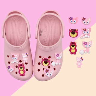 Lena Belle pvc 1 ชิ้น Crocs Jibbitz shoe Charms diy ที่ถอดออก accessories ของขวัญคริสต์มาสสำหรับเด็ก อุปกรณ์รองเท้ารองเท้าแตะ