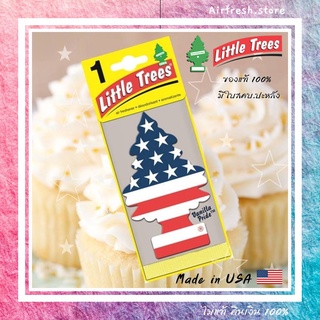 Little trees ต้นสน กลิ่น Vanilla Pride แผ่นน้ำหอมต้นไม้ กลิ่น วนิลาไพร์ด ของแท้ Made in USA