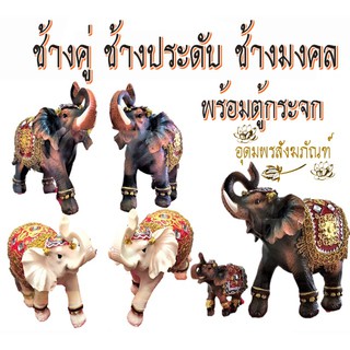 ช้างคู่ ช้างประดับ ช้างมงคล