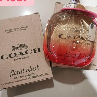 90ml กล่องเทส ของแท้ Coach Floral Blush EDP 90 mL.น้ำหอม กลิ่นใหม่ล่าสุด โค้ช พร้อมความสดใสยิ่งขึ้น มีกลิ่นหอมของฟรีเซีย