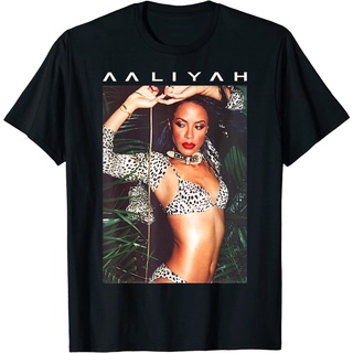 เสื้อยืดคอกลมcrew neckเสื้อยืด ผ้าฝ้าย พิมพ์ลายสัตว์ Aaliyah แฟชั่นใหม่ สําหรับผู้ชายS-4XL