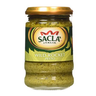 ซอสอิตาเลียเพสโต ไวลด์รอคเก็ต จากอิตาลี ซาคลา Sacla Wild Rocket Pesto190g