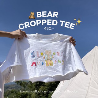 ✉◄Bear Cropped Tee เสื้อยืด ครอป