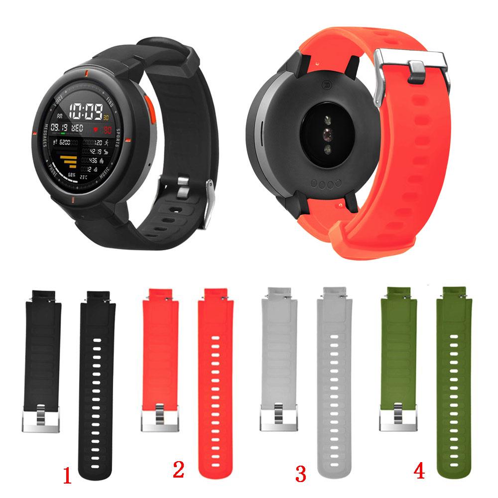 อะไหล่สายนาฬิกาข้อมือซิลิโคน สําหรับ Huami Amazfit Verge Lite