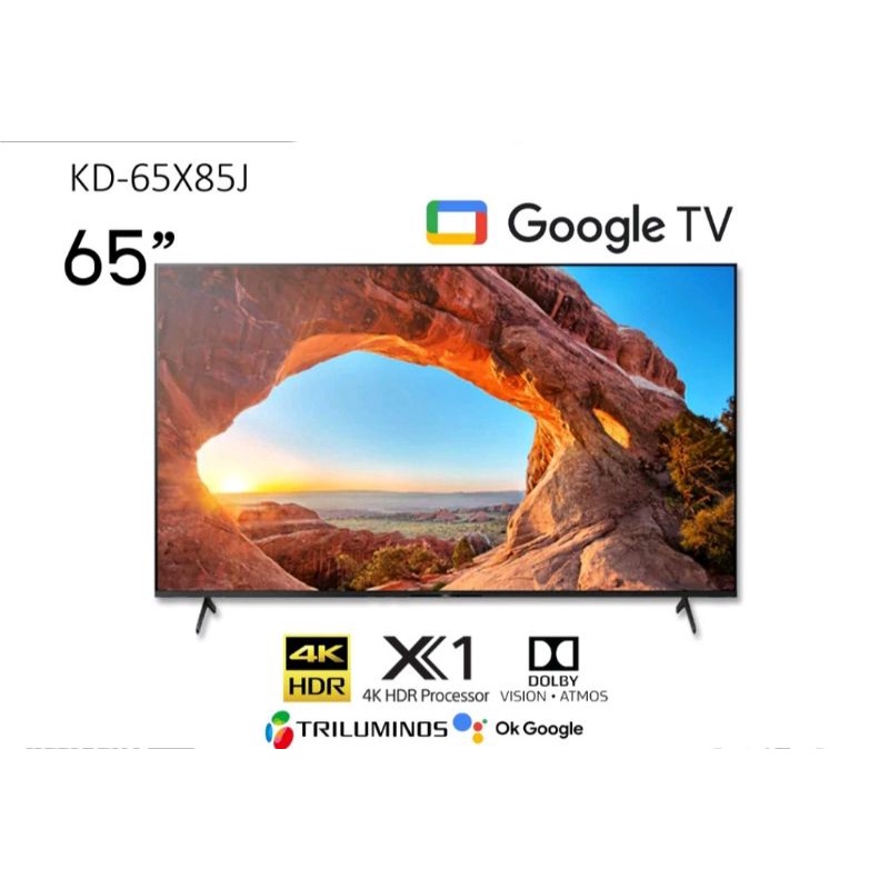 Sony KD-65X85J (65 นิ้ว) l 4K Ultra HD l High Dynamic Range (HDR) l สมาร์ททีวี (Google