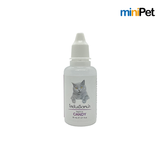 Minipet (มินิเพ็ท) โลชั่นเช็ดคราบน้ำตา เช็ดรอบดวงตา เช็ดหน้า ทำความสะอาดใบหน้า ลดคราบเหลือง สำหรับแมว บรรจุ 30 มล.