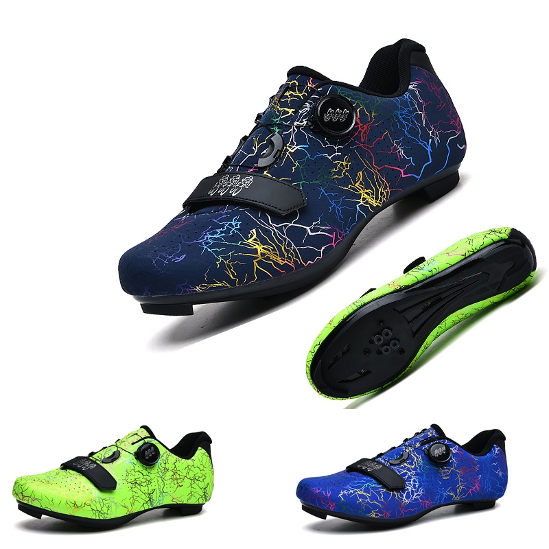 Cod Pria Wanita Road Riding Sepatu Balap Luar Ruangan Bernapas ...