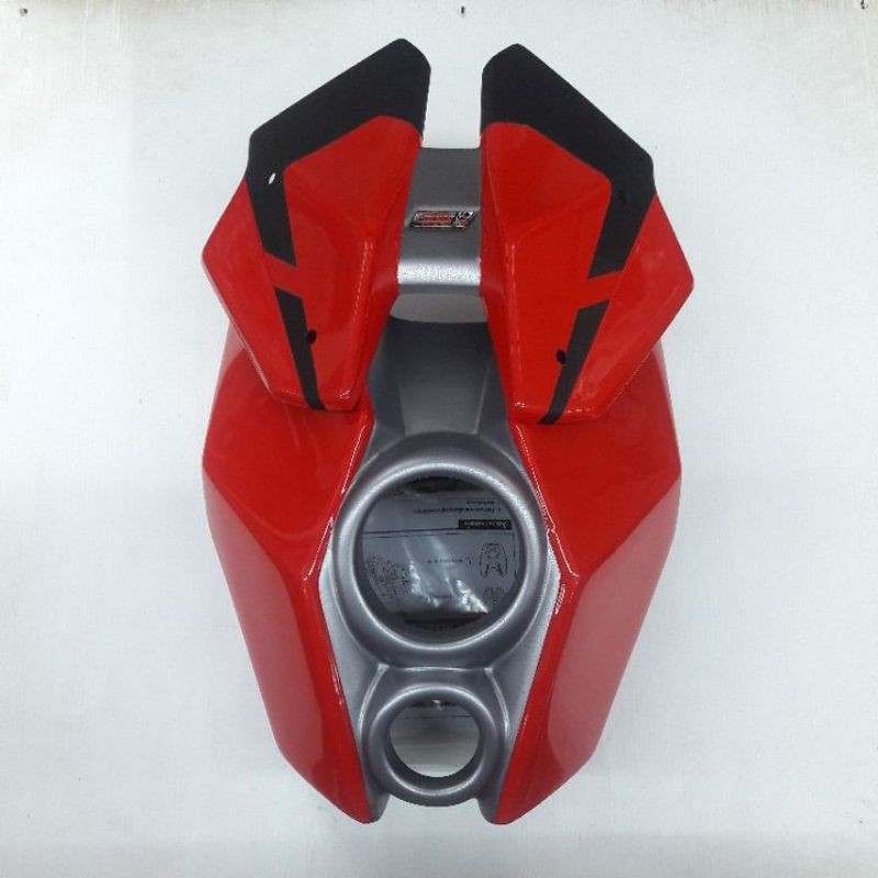 หน้ากากแต่ง MSX-125-SF สีแดง/เทา/ดำ
