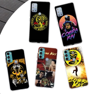 เคสโทรศัพท์มือถือ ลาย Cobra Kai สําหรับ Motorola Moto Edge 20 30 Lite Pro G22 G30 G40 G50 G52 G60 G60S G100 AE15